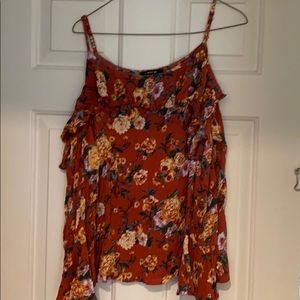 Cold shoulder blouse